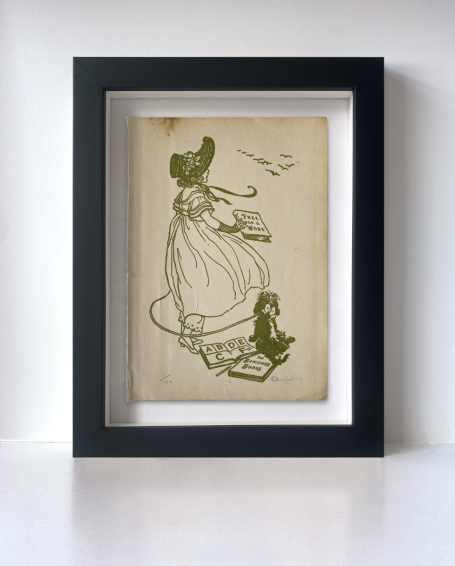 A print by the artist and printmaker Ceal Warnants