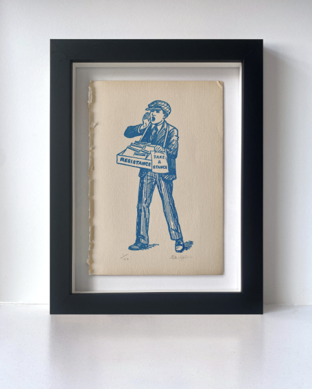 A print by the artist and printmaker Ceal Warnants